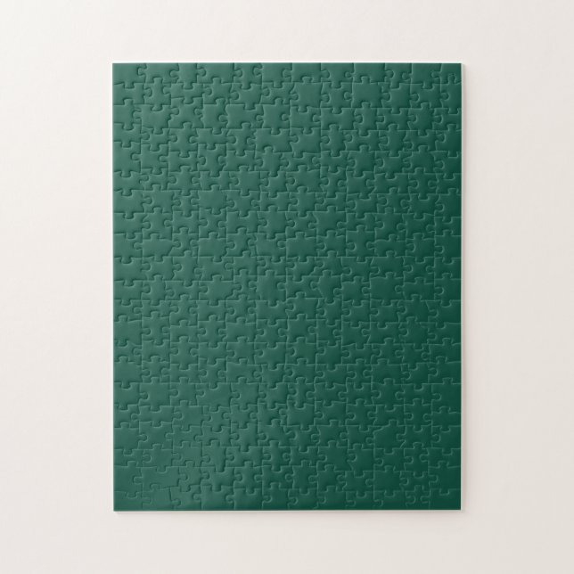 Quebra-cabeça Cor Verde Opala Sólida (Vertical)