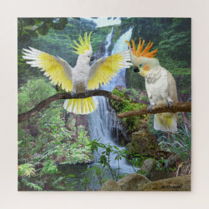 QUEBRA-CABEÇA CORAÇÃO DE COCKATOO