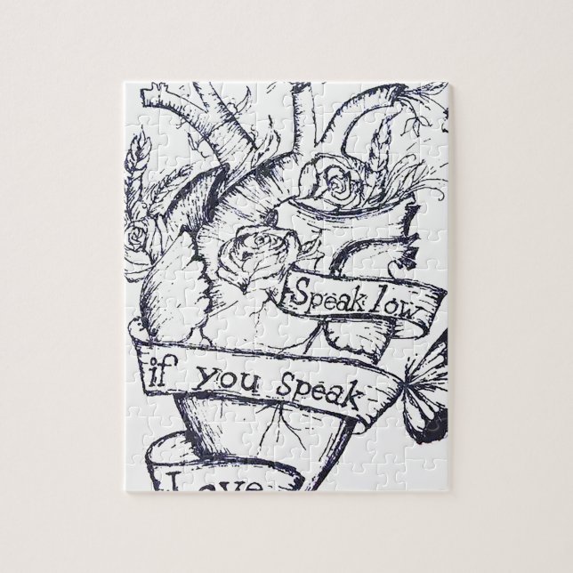 Quebra-cabeça Coração de sangramento (Vertical)