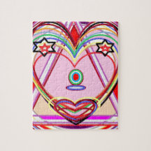 Coração dentro de um triângulo - amor, beijo,