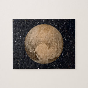 Quebra-cabeça Coração do céu estrelado de Pluto