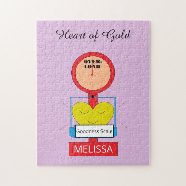 Quebra-cabeça Coração do Dourado: (Vertical)