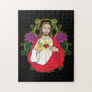 Quebra-cabeça Coração sagrado de Jesus