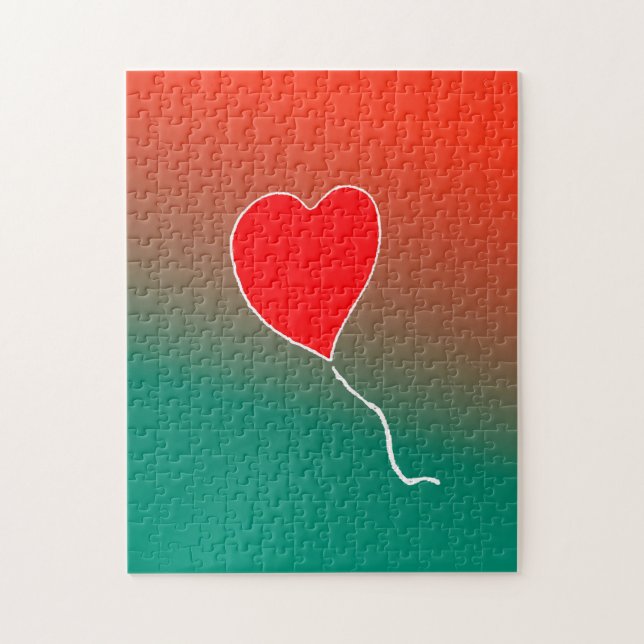 Quebra-cabeça Coração voadora (Vertical)