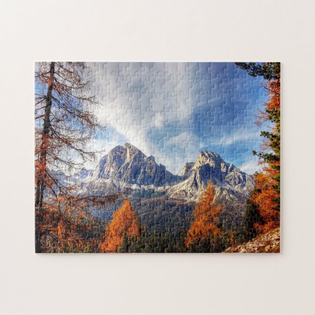 Quebra-cabeça Cordilheira de Dolomites em Itália (Horizontal)