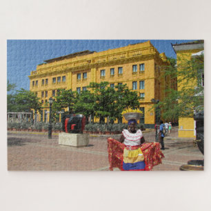 Quebra-cabeça cores da cartagena