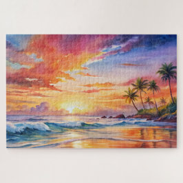 Quebra-cabeça Cores de água, Palma, Oceano