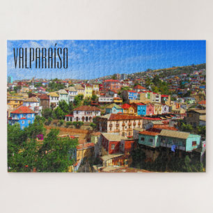 Quebra-cabeça cores do valparaíso