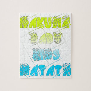 Quebra-cabeça Cores Felizes Hakuna Matata Hakunamatata - Estrela