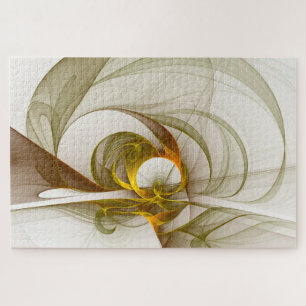 Quebra-cabeça Cores Metálicas Preciosas Abstratas Modernas Fract