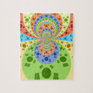 Quebra-cabeça Cores Tradicionais do ouro Vermelho Africano