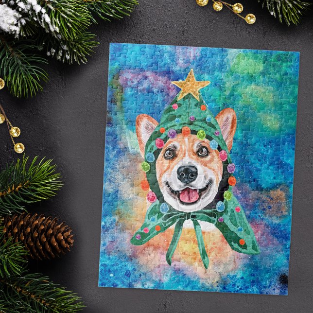 Quebra-cabeça Corgi Breed Dog Christmas (Criador carregado)