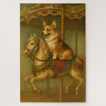Corgi Carousel Vintage