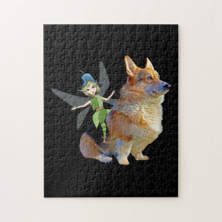 Quebra-cabeça Corgi & Fairy - Funny Pembroke Welsh Corgi