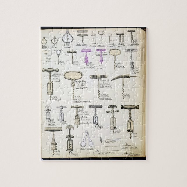 Quebra-cabeça Corkscrews, de um catálogo de comércio da (Vertical)