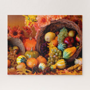 Quebra-cabeça Cornucopia de Ação de Graças