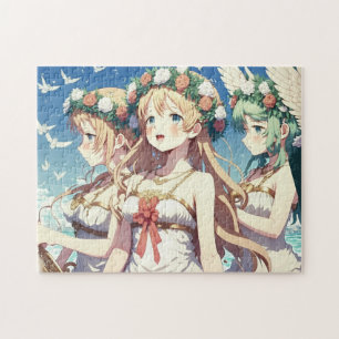 Quebra-cabeça Coro de anime