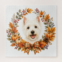 Coroa de Outono Westie