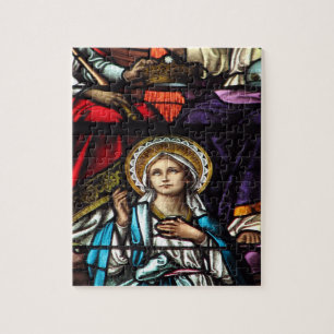 Quebra-cabeça Coronation of Blessed Virgin Mary Stained Glass