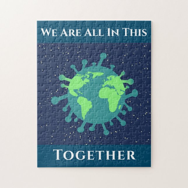 Quebra-cabeça Coronavírus Covid 19 Tudo Isto Juntos (Vertical)