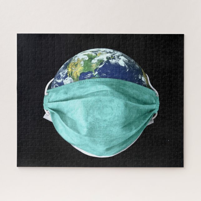 Quebra-cabeça Coronavírus de Emergência Mundial (Horizontal)