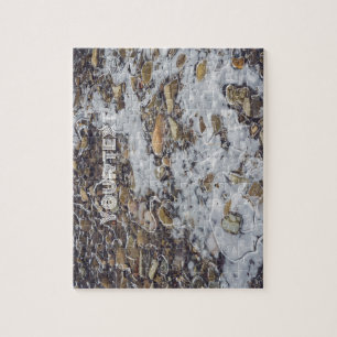 Quebra-cabeça Corrente de montanha congelada