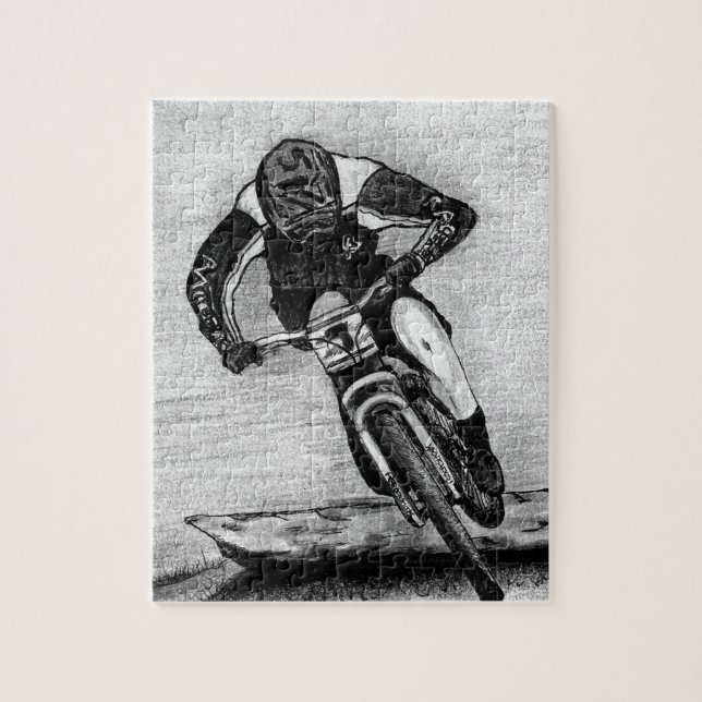 Quebra-cabeça Corrida de bicicleta de montanha (Vertical)