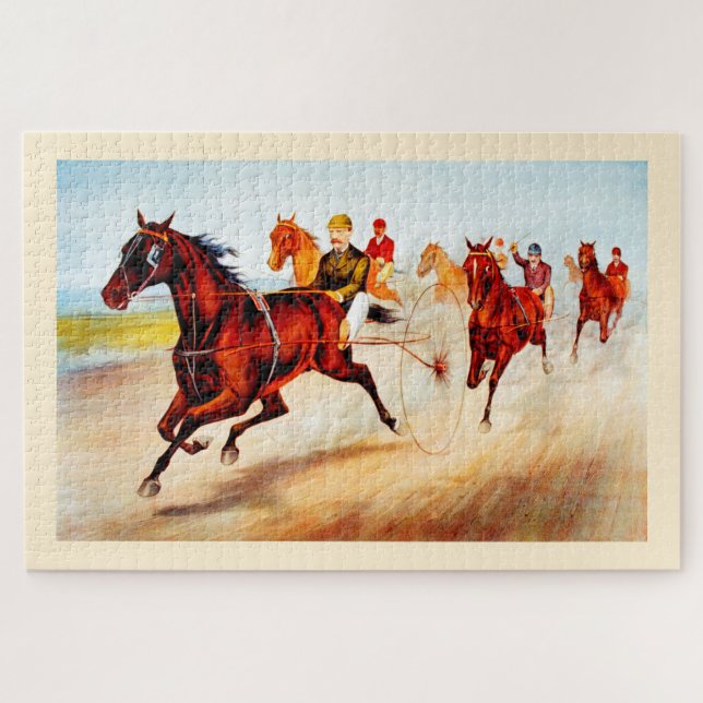 Quebra-cabeça Corrida de cavalos (Horizontal)