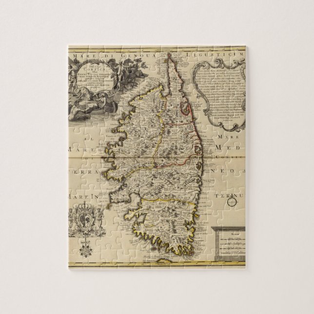 Quebra-cabeça Córsega (Vertical)