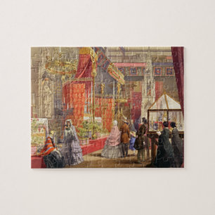 Quebra-cabeça Corte medieval, projetada por Pugin, placa 40 de "