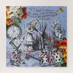 Quebra-cabeça Cortina de nonsense da Alice no país das maravilha