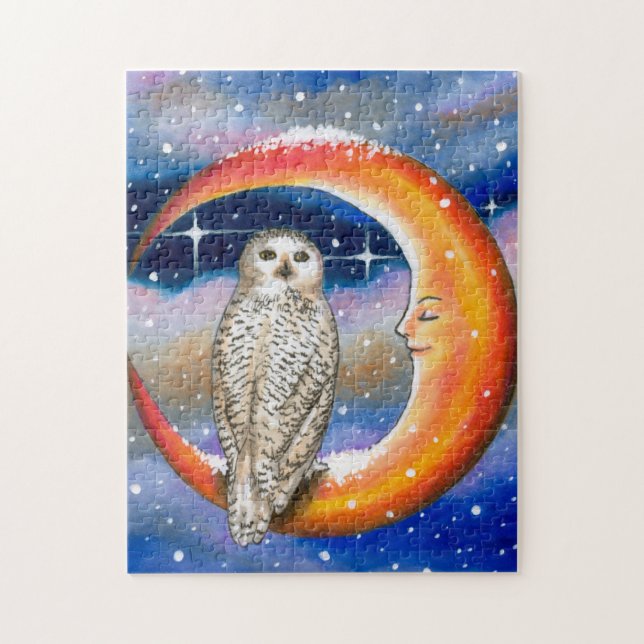 Quebra-cabeça Coruja do pássaro 69 (Vertical)