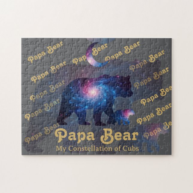 Quebra-cabeça Cosmic Papa Bear & Cub (Horizontal)