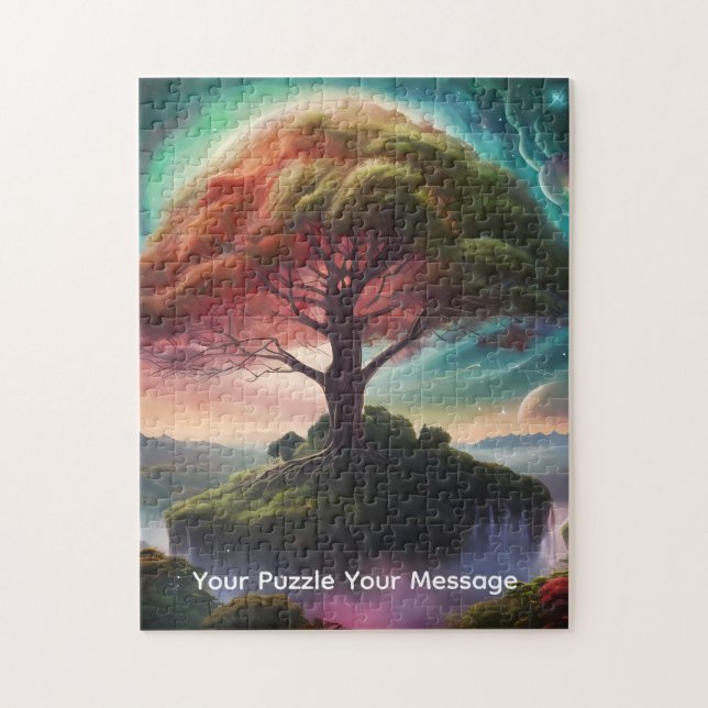 Quebra-cabeça Cosmic planets & colourful worlds (Vertical)