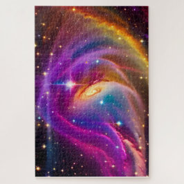 Quebra-cabeça Cosmic Swirling Indigo Event in Universe