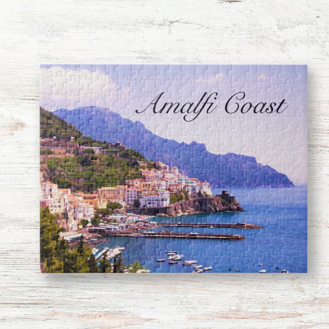 Quebra-cabeça Costa Amalfitana, Positano  (Piece together the wonders of the Amalfi Coast—a puzzle that brings pure joy!)