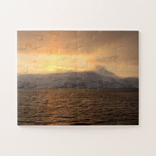 Quebra-cabeça Costa de inverno da Noruega 30-pc