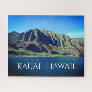 Quebra-cabeça costa de Kauai na pali