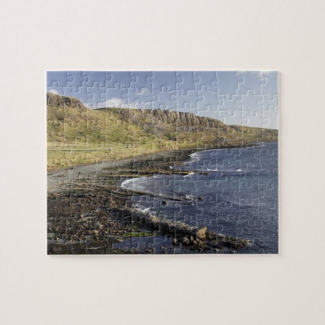Quebra-cabeça Costa em Duntulm, Ilha de Skye, Escócia, Reino Uni (Horizontal)