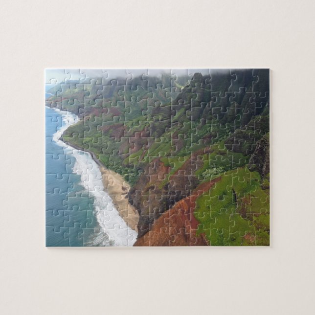 Quebra-cabeça Costa Napoli - Kauaii - Havaí - 8x10 - 110 pc (Horizontal)