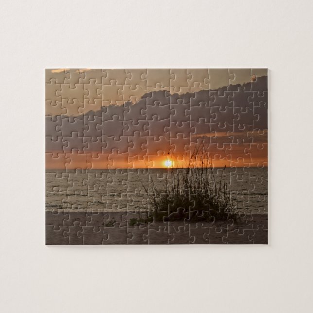 Quebra-cabeça Costeira do Golfo Sunset - 8x10 - 110 pc (Horizontal)