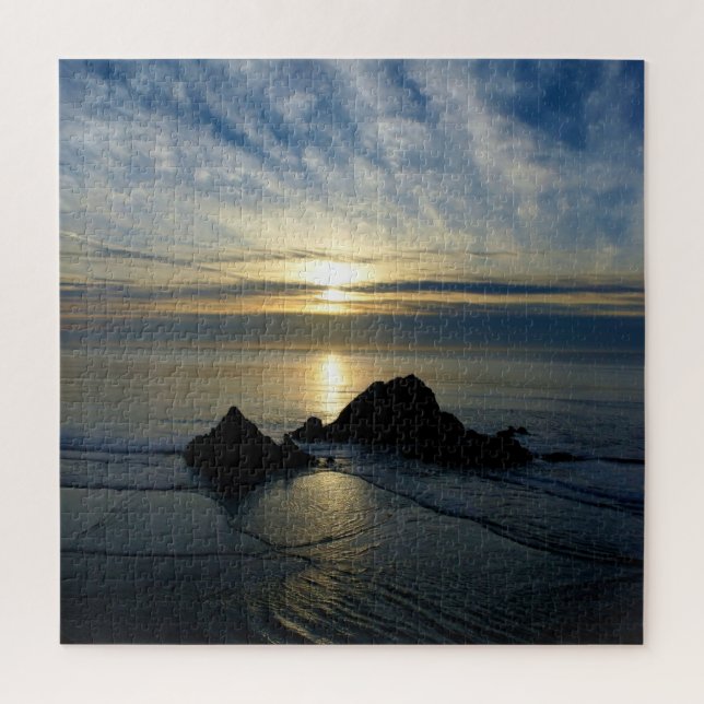 Quebra-cabeça Costeira do Pacífico Sunset - 20x20 - 676 pcs. (Vertical)