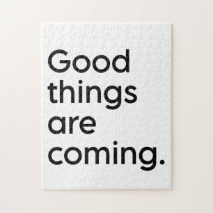 Quebra-cabeça Cotação de Positividade Inspiradora   Preto e bran