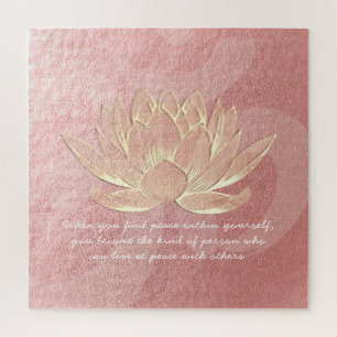Quebra-cabeça Cotações do Instrutor de Meditação Lotus Yoga