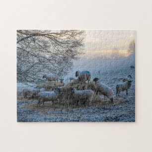 Quebra-cabeça Cotswolds no inverno
