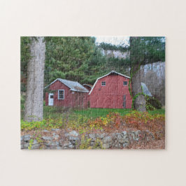 Quebra-cabeça Country Barn In Connecticut