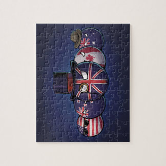 Quebra-cabeça Countryballs anglo-saxão