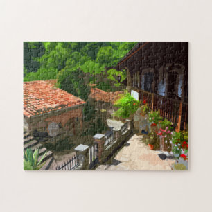 Quebra-cabeça Countryside Home, Portugal Cartão postal Quebra-c