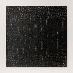 Quebra-cabeça Couro crocodilo luxurioso: textura têxtil.