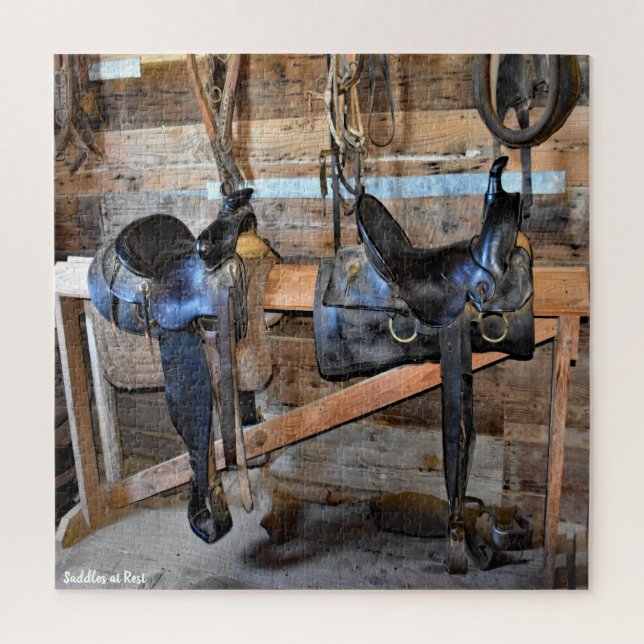 Quebra-cabeça Cowboy Saddles (Vertical)